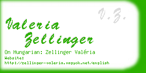 valeria zellinger business card